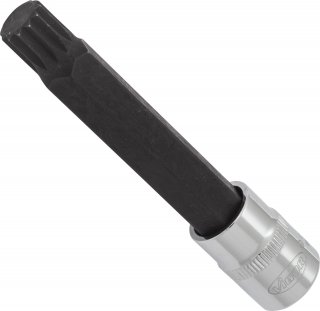 VIGOR Innenvielzahn Schraubendreher-Einsatz ∙ XZN ∙ V6119 ∙ 3/8 Zoll (10 mm) Vierkant hohl ∙ Innen Vielzahn Profil XZN ∙ SW M12
