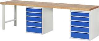 Werkbank 7513A8 | B3000xT700xH890mm | 10xSchublade-TA