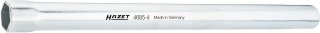 HAZET Rohr-Steckschlüssel 4685-4 ∙ 1/2 Zoll (12,5 mm) Vierkant hohl ∙ Außen Sechskant Profil ∙ SW 24 mm