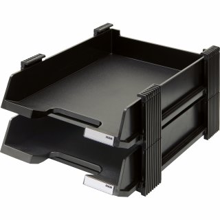 HAN Briefablage DUETT 10320-13 DIN A4/C4 2 Briefablagen sw