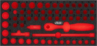 VIGOR Weichschaumeinlage ∙ leer ∙ V4973N-L ∙ L x B x H: 393 mm x 188 mm x 35 mm