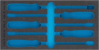 HAZET 2-Komponenten Weichschaumeinlage 163-461L ∙ L x B: 342 mm x 172 mm