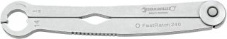 Ratschenschlüssel  SW 8 x SW 5/16 mm/" L.121,4mm