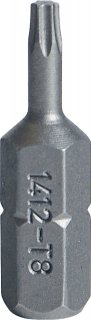 Bit-Schraubendrehereinsatz T8 6kant C 6,3 L.25mm
