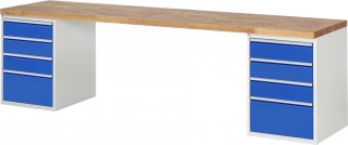 Werkbank 7510A3 | B3000xT700xH890mm | 8xSchublade-TA