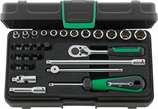 1/4 Steckschlüsselsatz 40/24/6 KN 30 St.