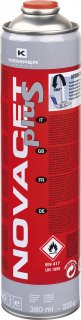 Gaskartusche - 380ml - Gas 220 g (Novacet) Überkopfbetrieb möglich (*)
