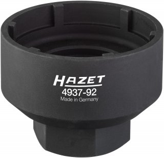 HAZET Nkw Zapfenschlüssel für Vorderachse MAN 4937-92 ∙ 3/4 Zoll (20 mm) Vierkant hohl ∙ 114 mm