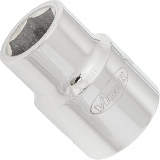 VIGOR Sechskant Steckschlüsseleinsatz ∙ V2323N ∙ 3/4 Zoll (20 mm) Vierkant hohl ∙ Außen Sechskant Profil ∙ SW 19 mm