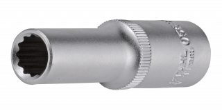 Steckschlüsseleinsatz | 1/2" | Zwölfkant | 9 mm | tief Steckschlüsseleinsatz | 1/2" | Zwölfkant | 9 mm | tief