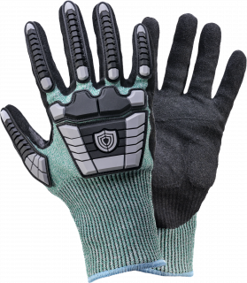 SCHNITT- UND STOSSFESTE ARBEITSHANDSCHUHE T10