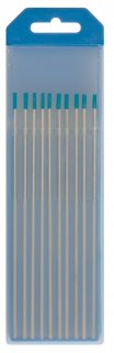 10 Wolfram-Elektroden Lanthan WL20 Blau AC/DC - Ø 4,0 mm - Alu/Stahl