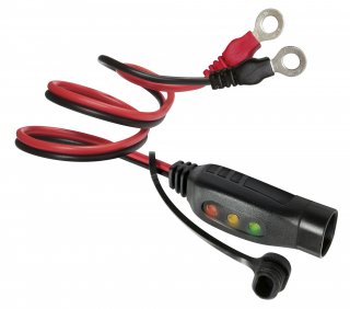 F4-Set - FLASH-Kabel mit Ladestandanzeige/Ösen M6 - 0,56 m