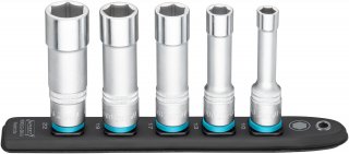 HAZET SmartRail ∙ Flexible Kunststoff-Steckleiste 900LG-SR/5 ∙ 1/2 Zoll (12,5 mm) Vierkant hohl ∙ Außen Sechskant-Tractionsprofi