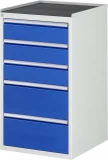 Schubladenschrank L7.4 | B580xT650xH1035mm | MT-Top-25mm | 5xSchublade-TA