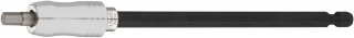 VIGOR Bithalter ∙ mit Magnetring ∙ lang ∙ V7601-150 ∙ 1/4 Zoll (6,3 mm) Sechskant massiv ∙ 1/4 Zoll (6,3 mm) Sechskant hohl ∙ 15