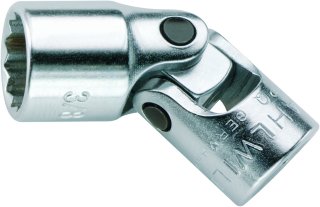 1/4" Gelenk-Steckschlüsseleinsatz SW 3/8" L.34mm