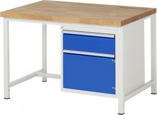 Werkbank höhenverstellbar 8152A1 | B1250xT900xH840-1040mm | 1xSchublade-TA | 1xTür