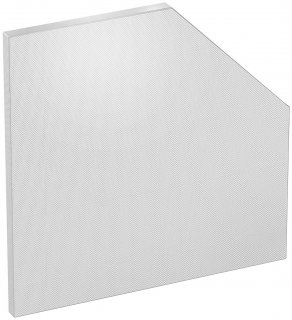 VIGOR Edelstahl-Arbeitsplatte ∙ Fünfeck ∙ V6000-0860-X ∙ L x B x H: 883 mm x 500 mm x 40 mm