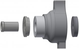 VIGOR Standard-Radlager Erweiterungs Satz ∙ ROVER ∙ V5425 ∙ 4-teilig ∙ Anzahl Werkzeuge: 4