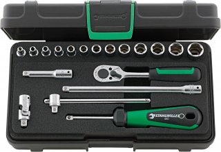 1/4 Steckschlüsselsatz 40/13/6 KN 19 St.