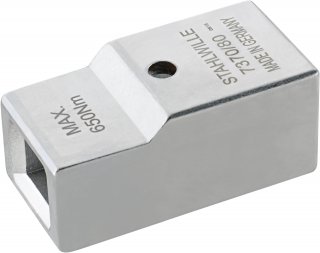 Aufsteckadapter Antriebsvierkant  Abtrieb 24,5 x 28 mm 