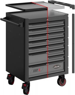 VIGOR Werkstattwagen Series L ∙ leer ∙ V1901-X ∙ L x B x H: 723 mm x 459 mm x 1002 mm