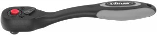 VIGOR Feinzahn-Umschaltknarre ∙ V6014 ∙ 1/4 Zoll (6,3 mm) Vierkant massiv ∙ 150 mm