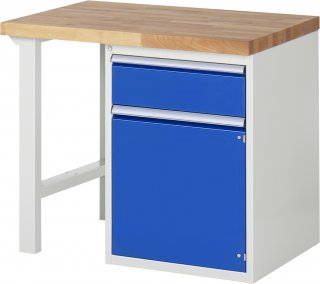 Werkbank 7502A1 | B1000xT700xH890mm | 1xSchublade-VA | 1xTür