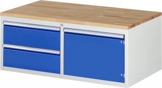 Schubladenschrank LL2.0.12 | B1145xT650xH465mm | B-Top-25mm | 2xSchublade-TA | 1xTür