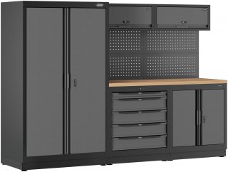 VIGOR Schrankwand-Kombination ∙ Kompakt-Paket ∙ Holz ∙ V6000-3XD