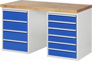 Werkbank 7821A3 | B1500xT700xH890mm | 10xSchublade-TA