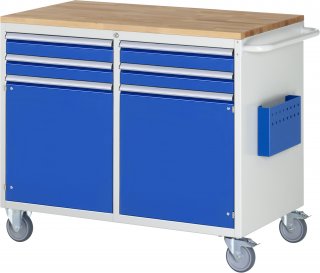 Montagewagen LL5.7.7 | B1145xT650xH975mm | 4xSchublade-TA | 2xTüren | B-Top-25mm