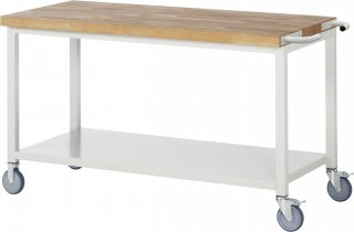 Fahrbare Aktions Werkbank 8000 | B1500xT700xH880mm | Ablageboden Metall