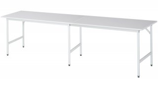 Arbeitstisch Jerry höhenverstellbar | B3000xT800xH800-850mm | M-Platte-22mm