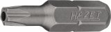 HAZET 5-Stern Bit 2225-25H ∙ 1/4 Zoll (6,3 mm) Sechskant massiv ∙ Innen 5-Stern Profil mit Zapfen ∙ SW 25H