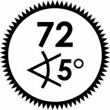 VIGOR 360° Drehgriff-Umschaltknarre ∙ V5436 ∙ 1/4 Zoll (6,3 mm) Vierkant massiv ∙ 176 mm 