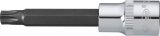 VIGOR T Schraubendreher-Einsatz ∙ V2168 ∙ 1/2 Zoll (12,5 mm) Vierkant hohl ∙ Innen TORX® Profil ∙ SW T45