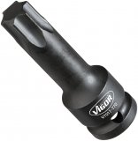 VIGOR T Schlagschrauber Schraubendreher-Einsatz ∙ V7017-T70 ∙ 1/2 Zoll (12,5 mm) Vierkant hohl ∙ Innen TORX® Profil ∙ SW T70