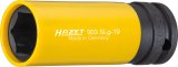 HAZET Schlag- | Maschinenschrauber Steckschlüsseleinsatz 903SLG-19 ∙ 1/2 Zoll (12,5 mm) Vierkant hohl ∙ Außen Sechskant-Tractions