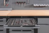 VIGOR Steckschlüssel Werkzeug Satz ∙ V4188 ∙ 1/4 Zoll (6,3 mm) Vierkant hohl | 3/8 Zoll (10 mm) Vierkant hohl | 1/2 Zoll (12,5 mm)